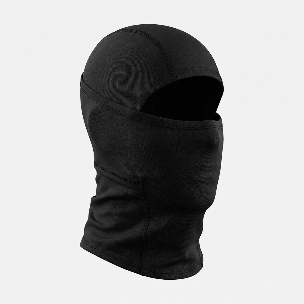 MCC 5-9 Active balaclava in black, front left view