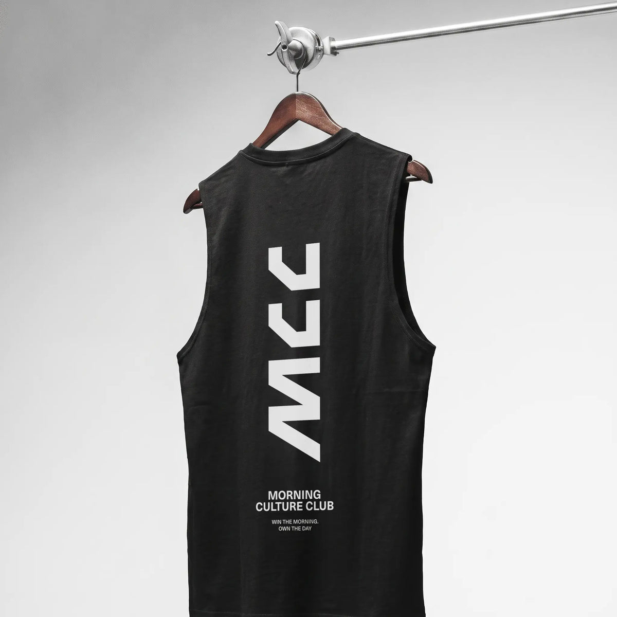 ACTIVE - CORE - TANK - BLACK OVERSIZED - MCC VERTICAL