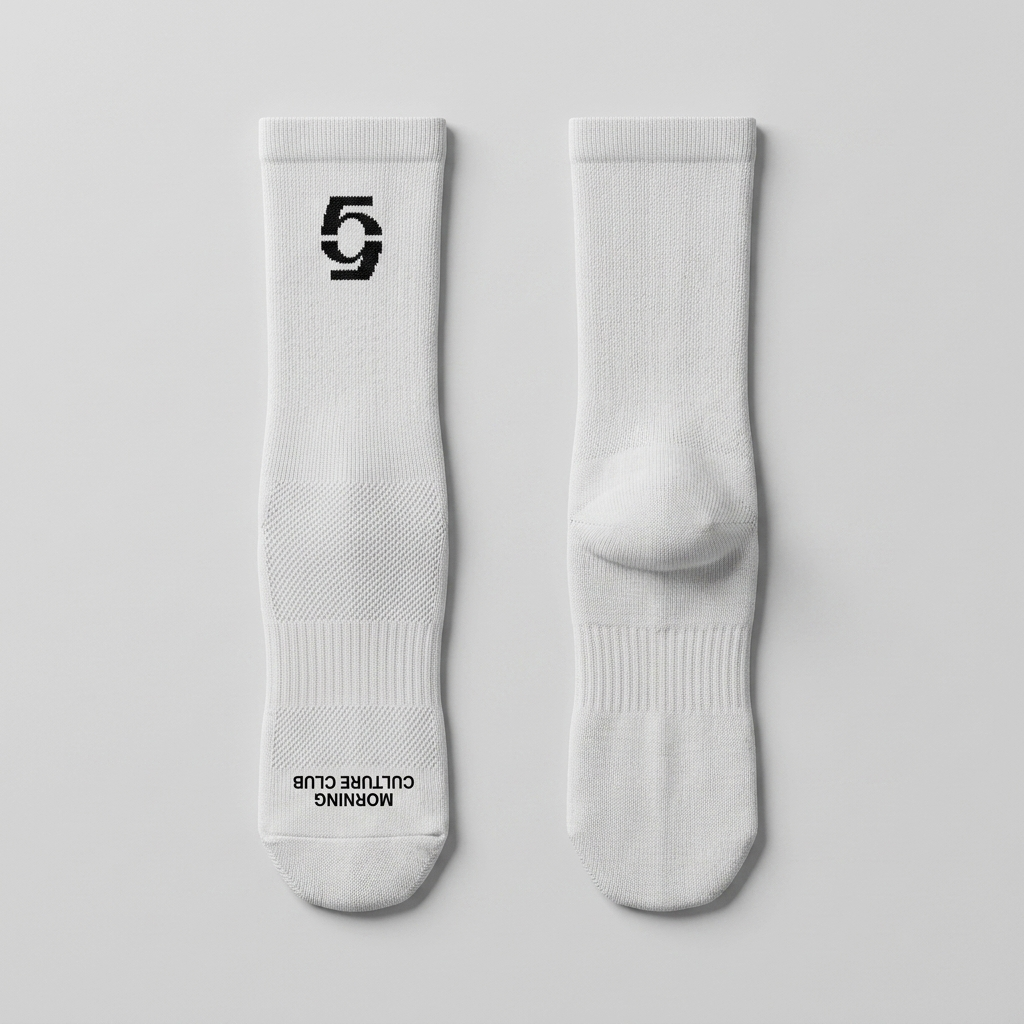 5-9 Active - Socks - Core -  White